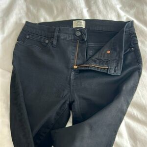 J.Crew black jeans high rise toothpick 30 Tall